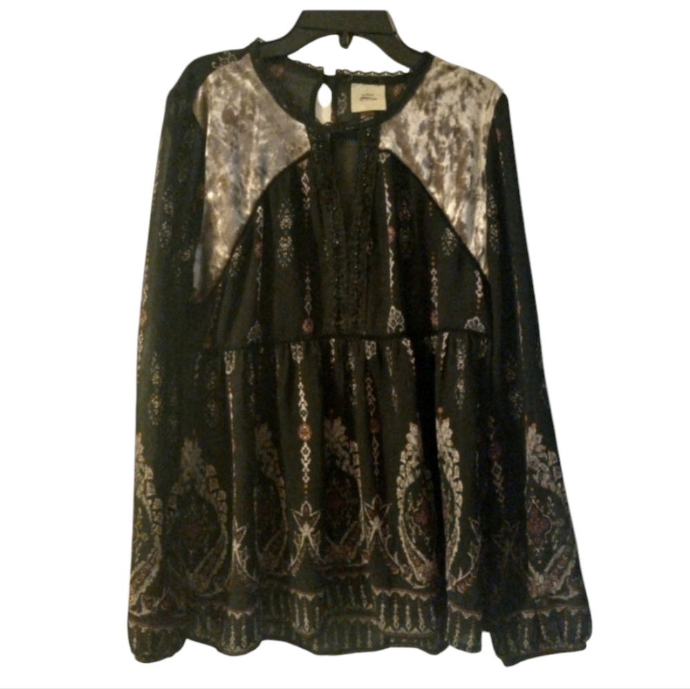 Sheer blouse